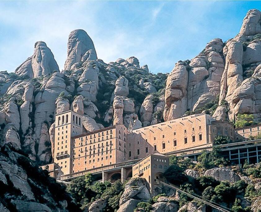 Piso En El Centro De Monistrol De Montserrat Esterno foto
